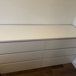 IKEA, Malm 6 Drawer Dressers