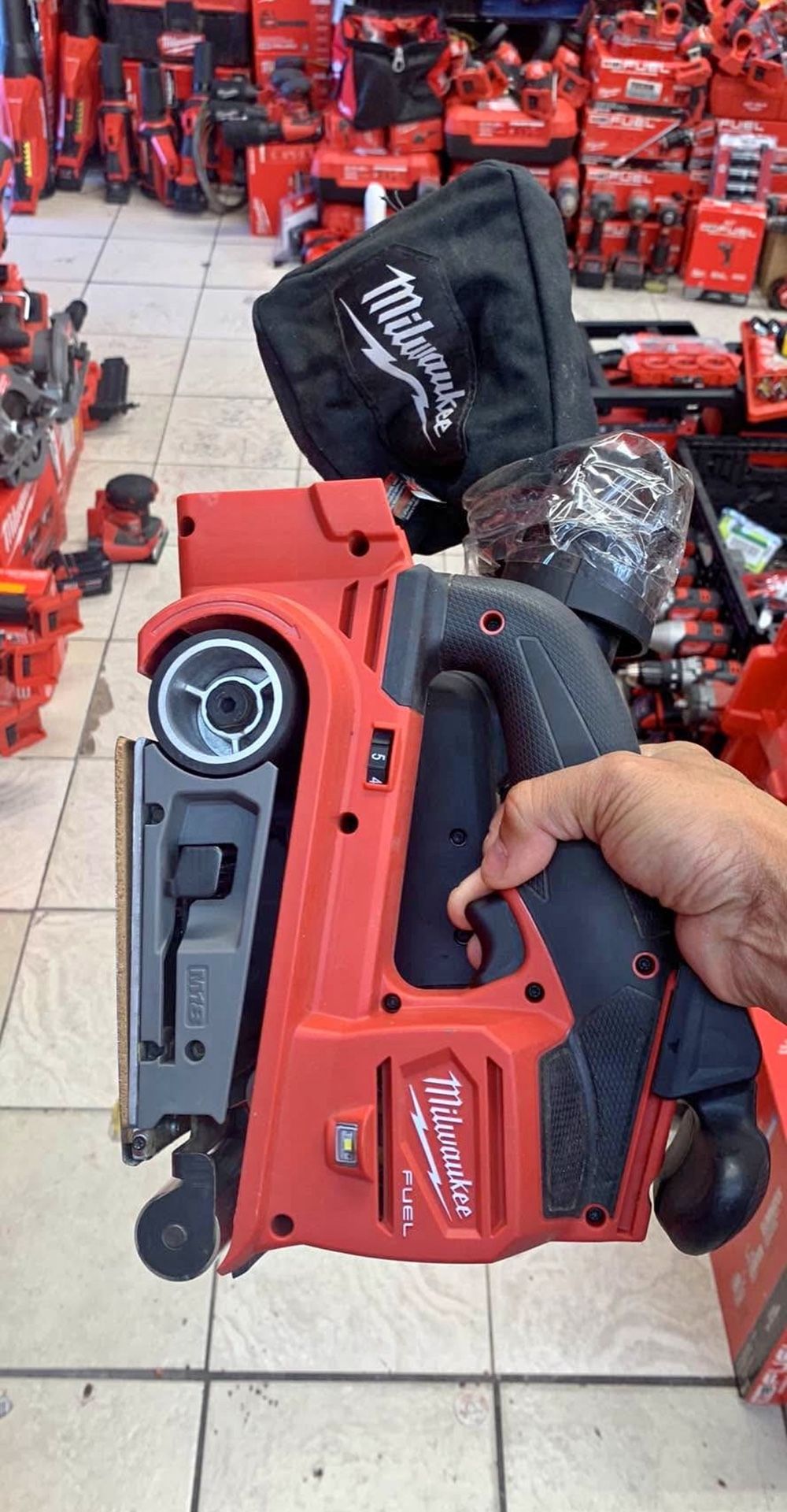 Milwaukee M18 Cordless Belt Sander Tool Only