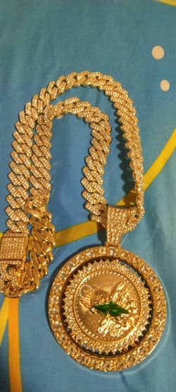 Gold Filled Medallion And Ring 