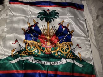 Haitian flag scarf
