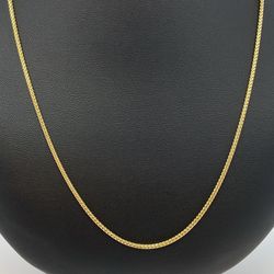 18 K Gold Figaro Chain. New. 