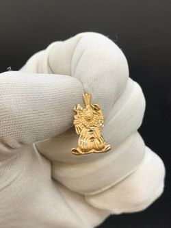 3/4" CLOWN PENDANT 14KT #16149