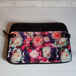 Tablet iPad Laptop 11"- 12" Device Floral Zippered Protection Sleeve  by Typo