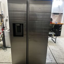 Samsung side-by-side refrigerator