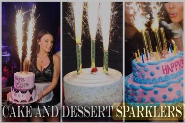 Cake Dessert Bottle Sparkler