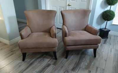 Two beautiful accent chairs