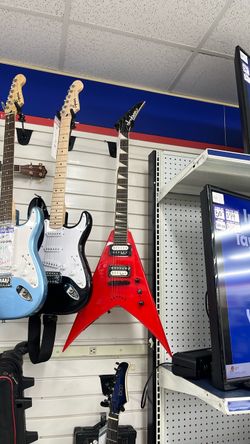 Jackson Red V-Shape Electric Guitar