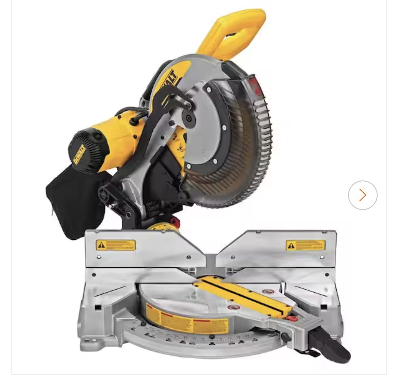 DEWALT 15 Amp Corded 12 in. Compound Double Bevel Miter