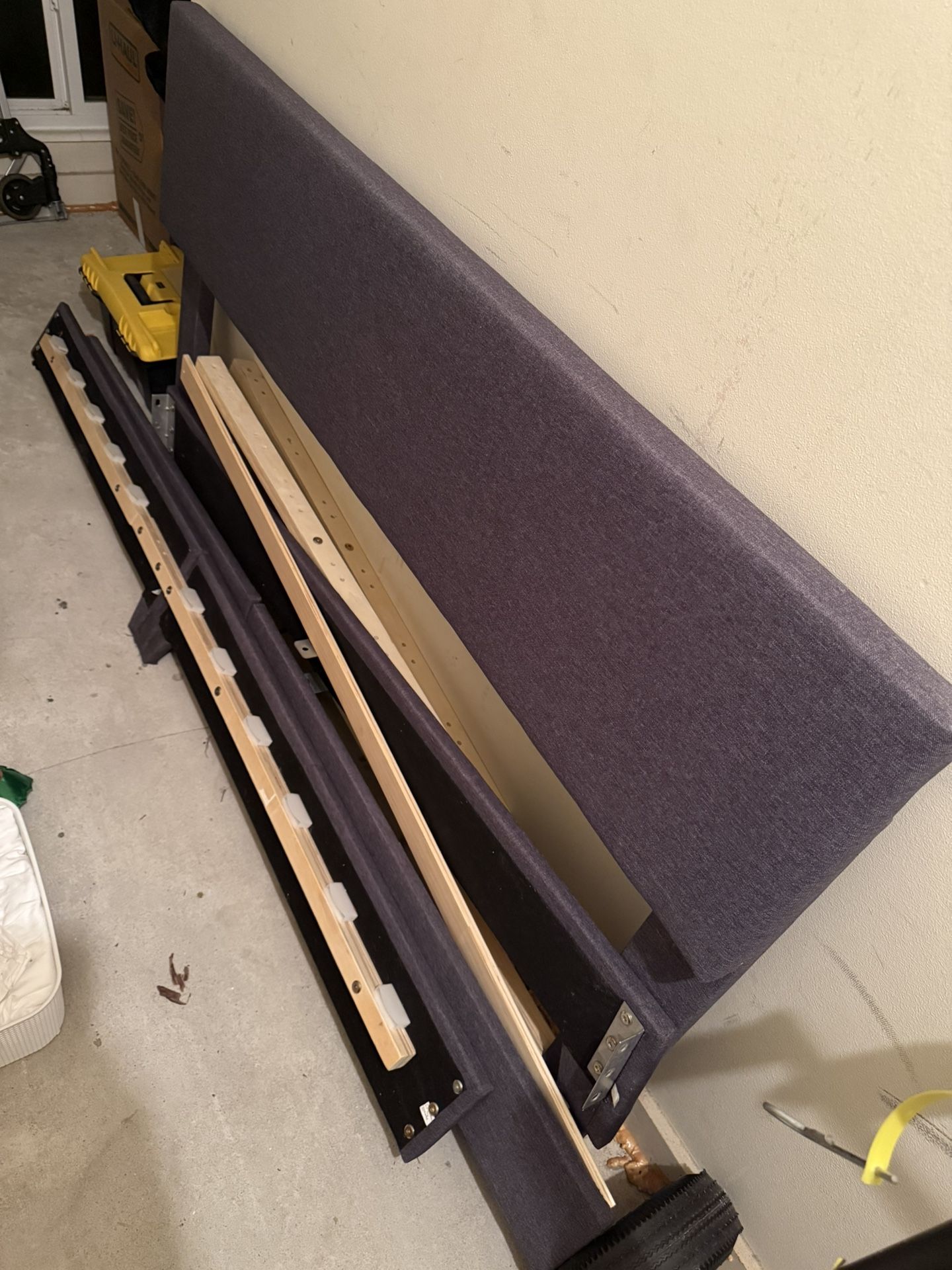 Bed Frame Grey. Full Or Queen
