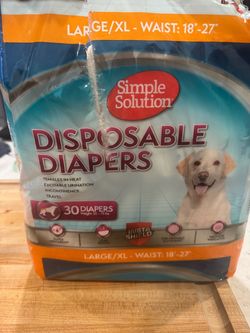 Disposable Dog Diapers Large/XL