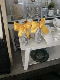 Two Bottles Decorated 