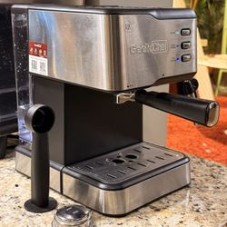 Home Espresso Machine with Milk Frother for Espresso, Lattes, and Cappuccinos