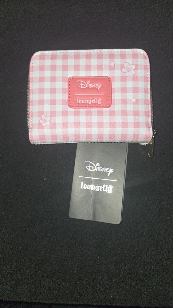 Loungefly Disney Chip 'N' Dale Cherry Basket Mini Zipper Wallet NWT