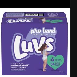 Luv Diapers Size 6 Brand New 