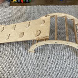 0-3 Baby Toddler Wood triangle Climbing Gym