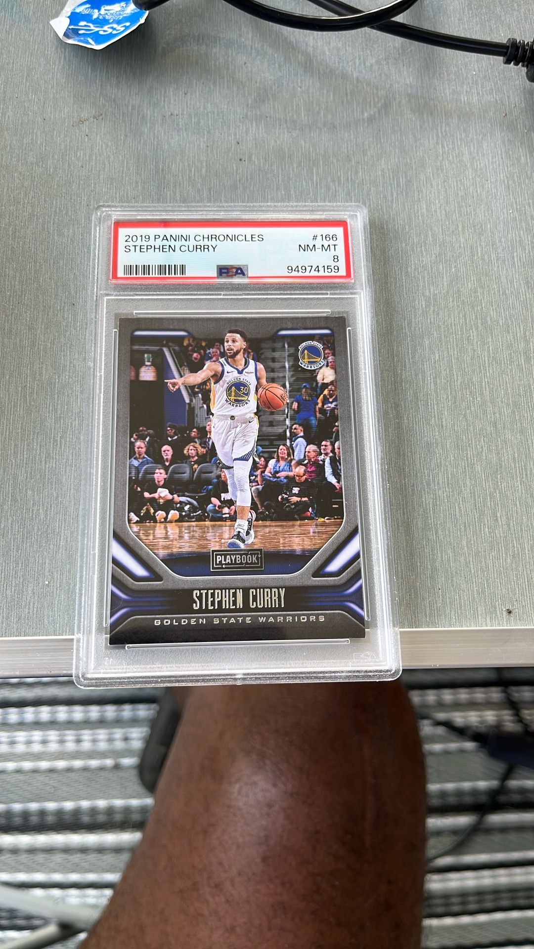 2019 Panini Chronicles, Stephen Curry #166 PSA 8