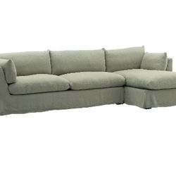 Brand New Sixpenny Slipcover Sectional Dupe with Feather Blend Down Filled cushions 