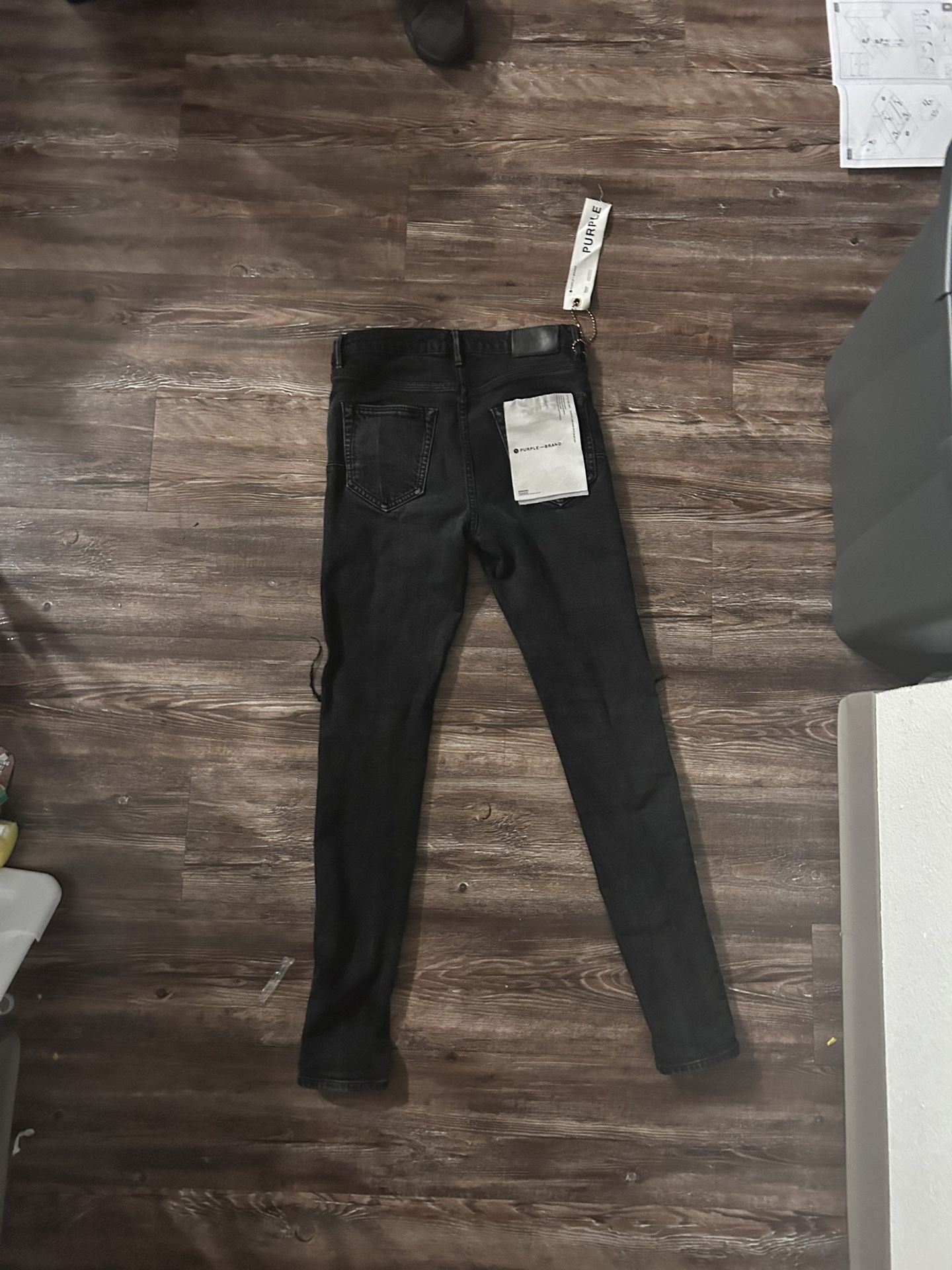 Black Purple Jeans