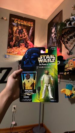 Admiral ackbar with comlink wrist blaster.