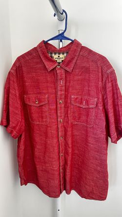 Don’t Miss Out! Woolrich XXL Red Button-Down Shirt