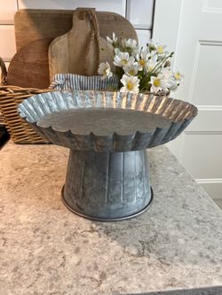 Galvanized scalloped riser $15