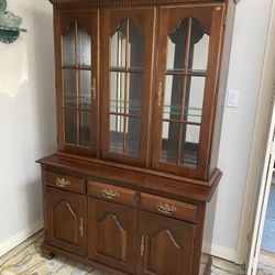 China Cabinet H75 1/2” W48” D18”