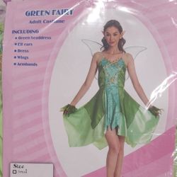 Adult Green Fairy Costume LARGE