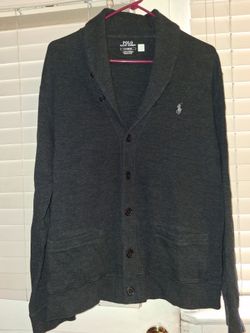 Polo Ralph Lauren Luxury Shawl/Cardigan Sweater Size Large