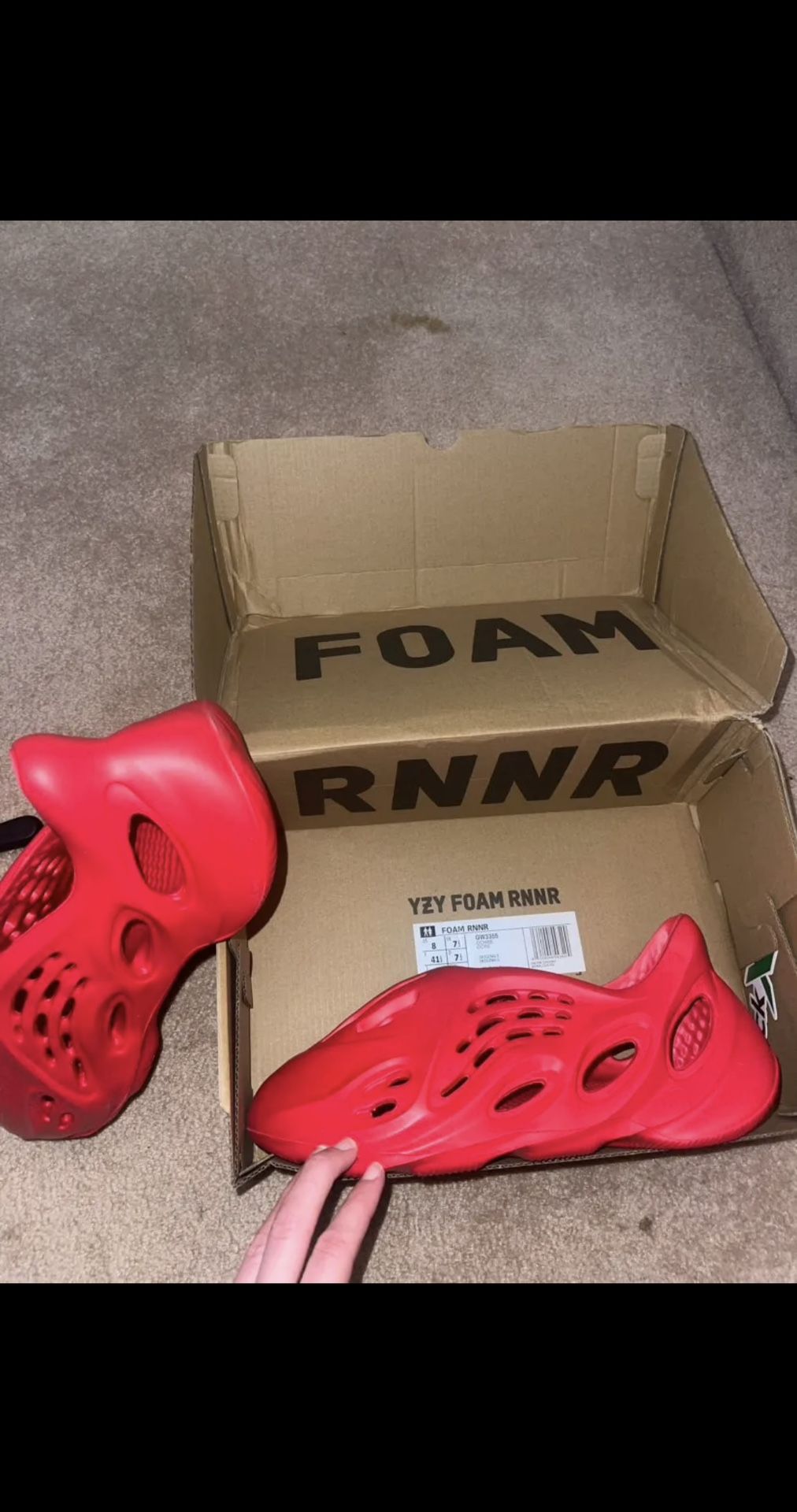 adidas yeezy foam runner Sz 8