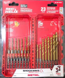 Milwaukee titanium drill bits