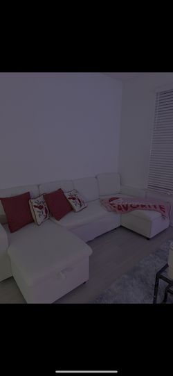 White Sectional