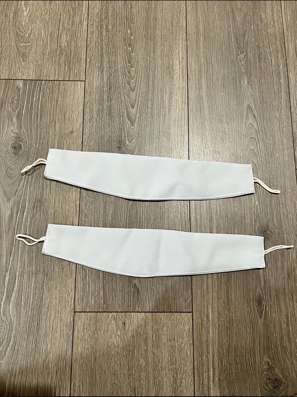 Aurora Home Mix & Match Tulle Sheer with Attached Valance and Blackout 4 piece Curtain Panel Pair 52W x 96L Dove Grey