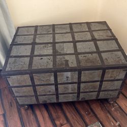   Vintage Wooden Chest (coffee table)