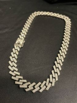 14 K Plated Prong Cuban Chain