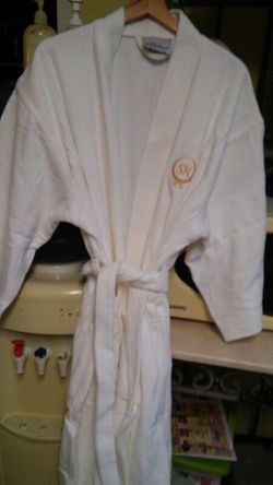 Terry cloth robe one size