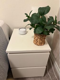 IKEA malm nightstand white