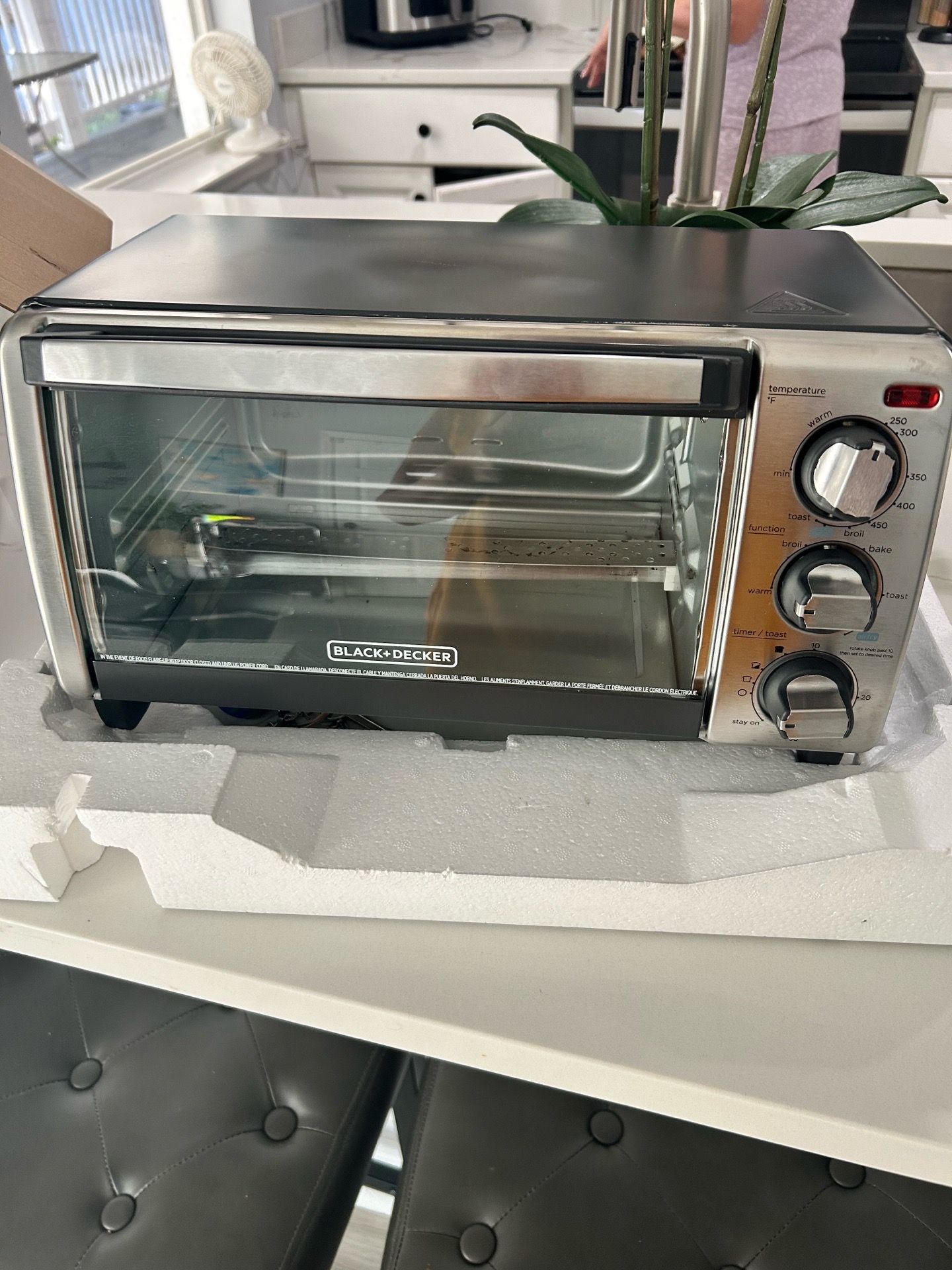 Black + Decker Crisp n’ Bake Air Fry toaster oven