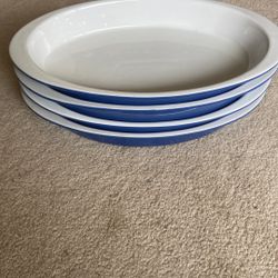 4 Medium Oval Dishes 
