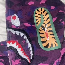 Purple Bape Hoodie