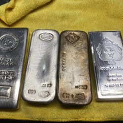 SILVER BAR for Sale 100 Ounce At SPOT