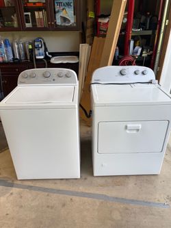 Washer and dryer
