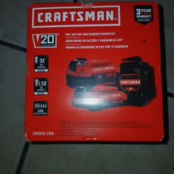 craftsman 20v battery starter kit 
