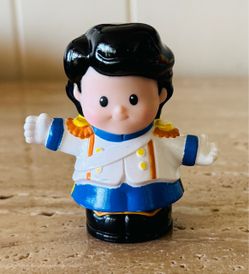 2012 Fisher Price Little People Disney Prince Eric Little Mermaid Figure - 2.5”