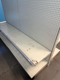 Gondola double side shelf