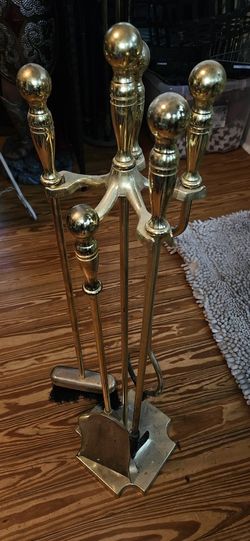 Fire Place Tools And Holder Set