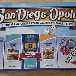 SAN DIEGO-OPOLY BOARD GAME (READ BEFORE MESSAGING) ***SEE OTHER POSTS***