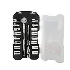 TEQ Correct 1/2" 19 pc Drive Ratchet Socket Set