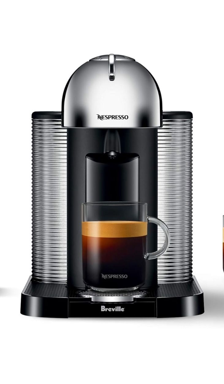 Nespresso Vertuo Coffee and Espresso Maker by Breville, Chrome