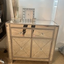 Z Gallerie Mirrored Nightstands Set Of 2