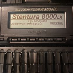 8000 LX Stentura Machine